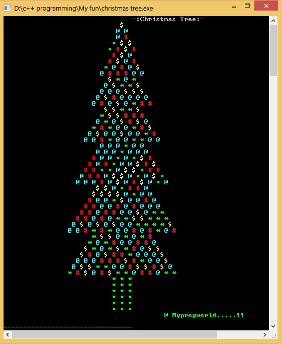 Updated Christmas tree